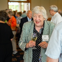 Mary Seeger at Retiree Reception 2018